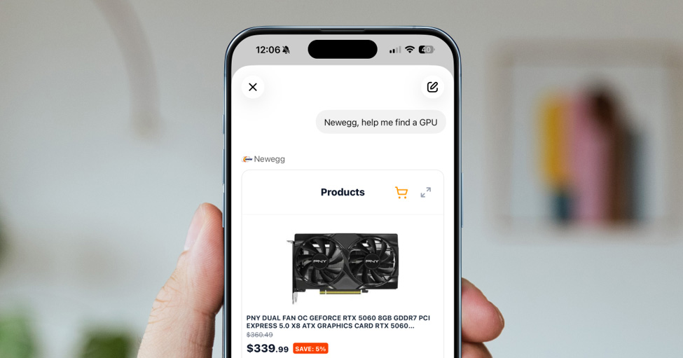Ask Newegg Anything, Right Inside ChatGPT